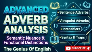 Advanced Adverb Analysis | Semantic Nuance & Functional Distinctions | English Grammar