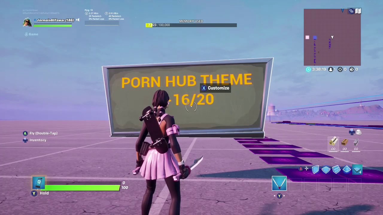 The porn hub theme song in fortnite - YouTube