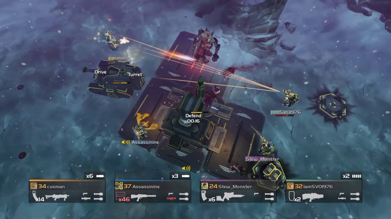 Helldivers - Cardio Accelerator Perk vs Cyborgs (Snow)