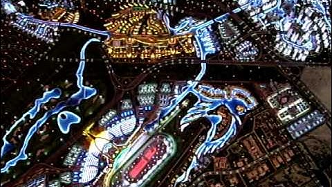 K&A Models - Architectural Model - Dubai MLP Project Grand Lighting Effect