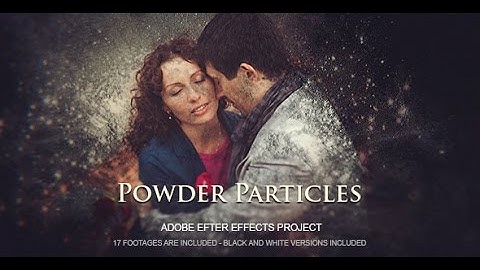 Powder Particles | After Effects Template | Video Displays