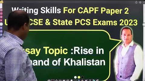 How to Write Essay on Latest Issue for CAPF Paper 2 2023 | Get content for CAPF Exam 2023