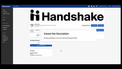 Employer 7   Registering for a virtual fair