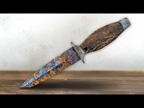 Rusty 1900's Knife Restoration - Awesome Dagger