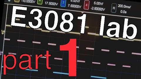 LTSpice basics for E3081, part 1 - Create and simulate a simple circuit