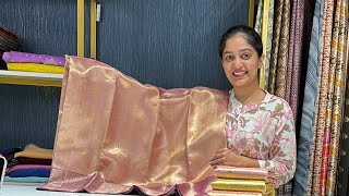 LIVE SESSION | Pure Organza Tissue Kanchipuram Silk Sarees #kanchipattusarees #kanchipattu