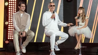 Radio Italia: INTERVISTA A ANDREA, MATTEO E VIRGINIA BOCELLI (21/11/2022)