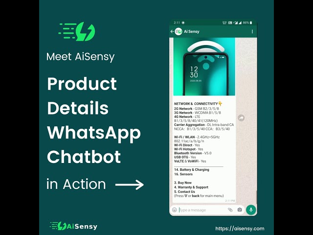 Build WhatsApp Chatbot For Product Showcase and Sale: Powered by #AiSensy #chatbot #whatsappchatbot