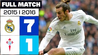 Real Madrid  RC Celta (71) LALIGA 2015/2016 FULL MATCH