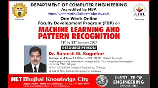 FDP on Machine Learning & Pattern Recognition (DAY-2, Session-5)