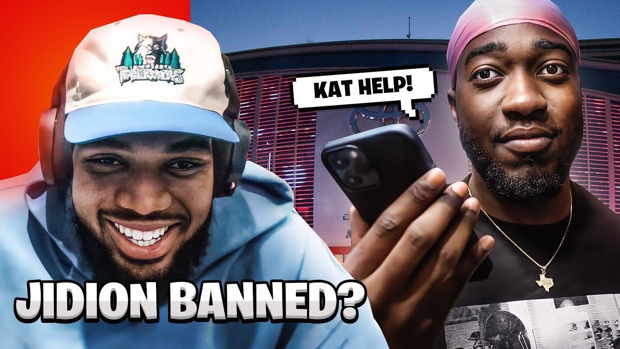 Karl-Anthony Towns Reacts to JiDion getting BANNED!