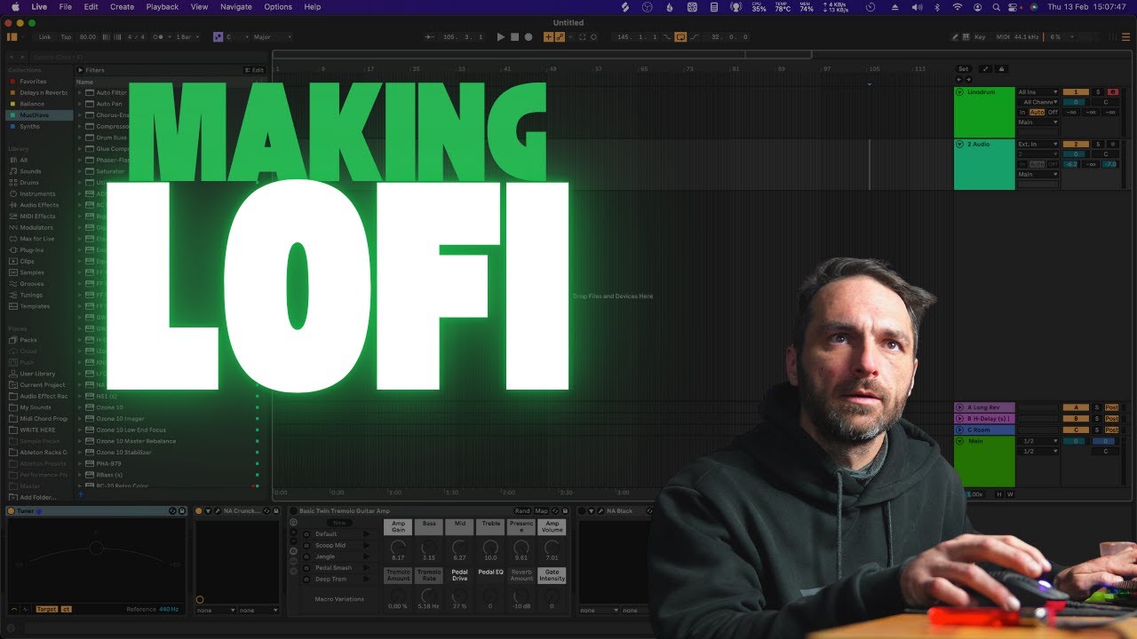 at work.. making more lofi