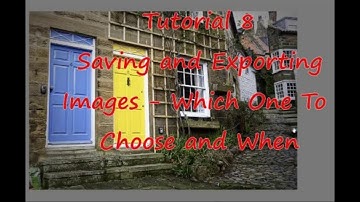 Saving or Exporting Photos - What To Use and When. Tutorial 8. Getting Started With Affinity Photo 2