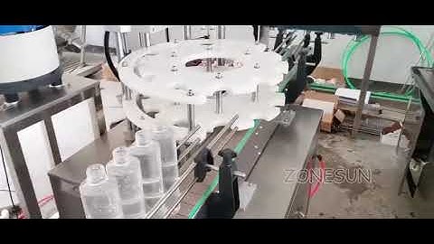 ZONESUN 4-Nozzle Liquid Filling & Capping Line for Bottles