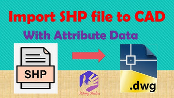 SHP TO CAD | How to Import shape file to CAD  | With Attribute Data