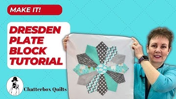 Easiest Dresden Plate Block Tutorial