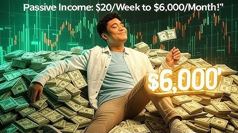 💰 How to Make $6,000/Month in Passive Income — Starting with Just $20/Week
