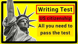 US Citizenship Writing Test Full Video