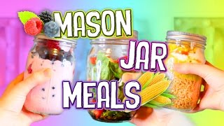 Today i'm sharing some super easy diy meals in mason jars that you can
premake and be ready to grab for breakfast, lunch, dinner! don’t
forget like, c...