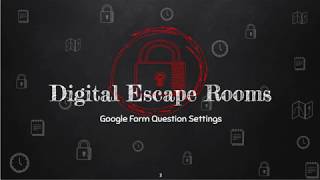 Digital Escape Room: Form Settings screenshot 5