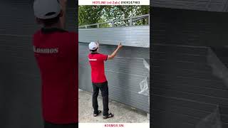 Tấm Kosmos tôn xốp - Giải pháp làm cửa hàng tiền chế nhanh, đẹp và tiết kiệm