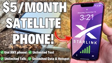 $5/Month Turns ANY Phone Into a Satellite Phone! Unlimited Talk, Text, Data & Hotspot!