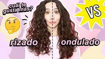 ¿Mi pelo es rizado u ondulado?