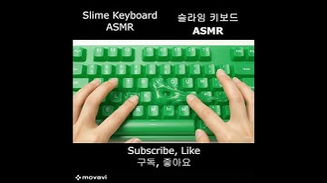 Slime Keyboard ASMR #슬라임키보드 #asmr #keyboardasmr #keyboard #키보드 #slime