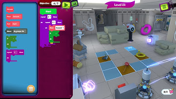 Rabbids Coding level 23 - 3 Stars