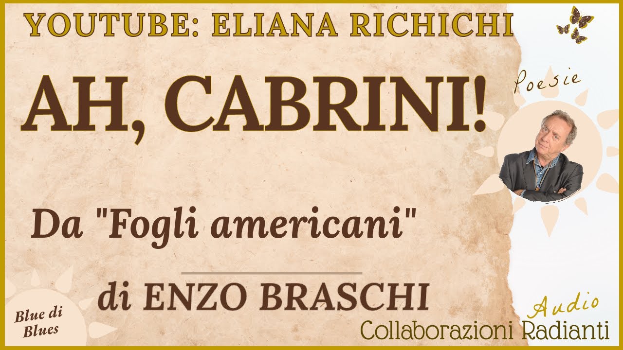 AH, CABRINI! di Enzo Braschi. A cura di 