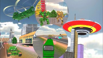 Optimus Prime Multiple Transformation Jet Robot Car Game 2024|Android Gameplay