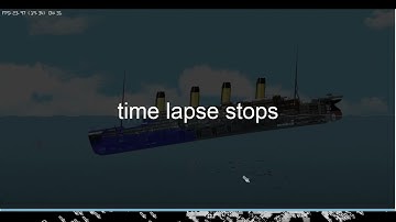 Trying to remake my Titanic sinking theory in floating sandbox