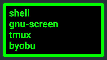 Byobu vs. GNU Screen vs. tmux — usefulness and transferability of skills