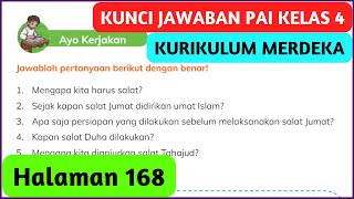 Kunci Jawaban PAI Kelas 4 Halaman 168 Kurikulum Merdeka Ayo Kerjakan Mengapa Kita Harus Salat