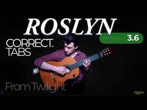 Roslyn Guitar Tutorial – The ONLY Correct Tabs on YouTube | Bon Iver (Twilight)