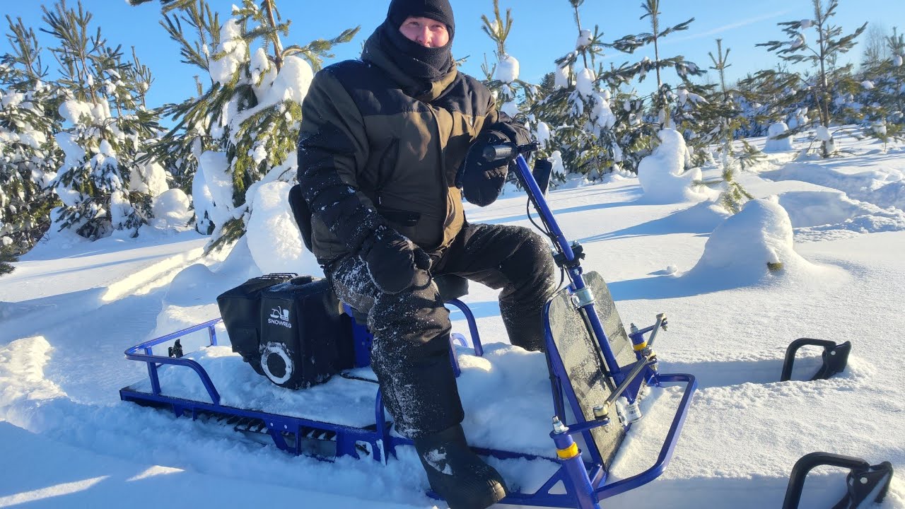 Альбатрос-XLV9! Это лыжный модуль  или снегоход? Штурмуем глубокий снег!