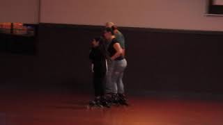 Opening time at the Lombard Roller Rink