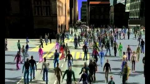 Real-Time Scalable Motion Planning for Crowds
