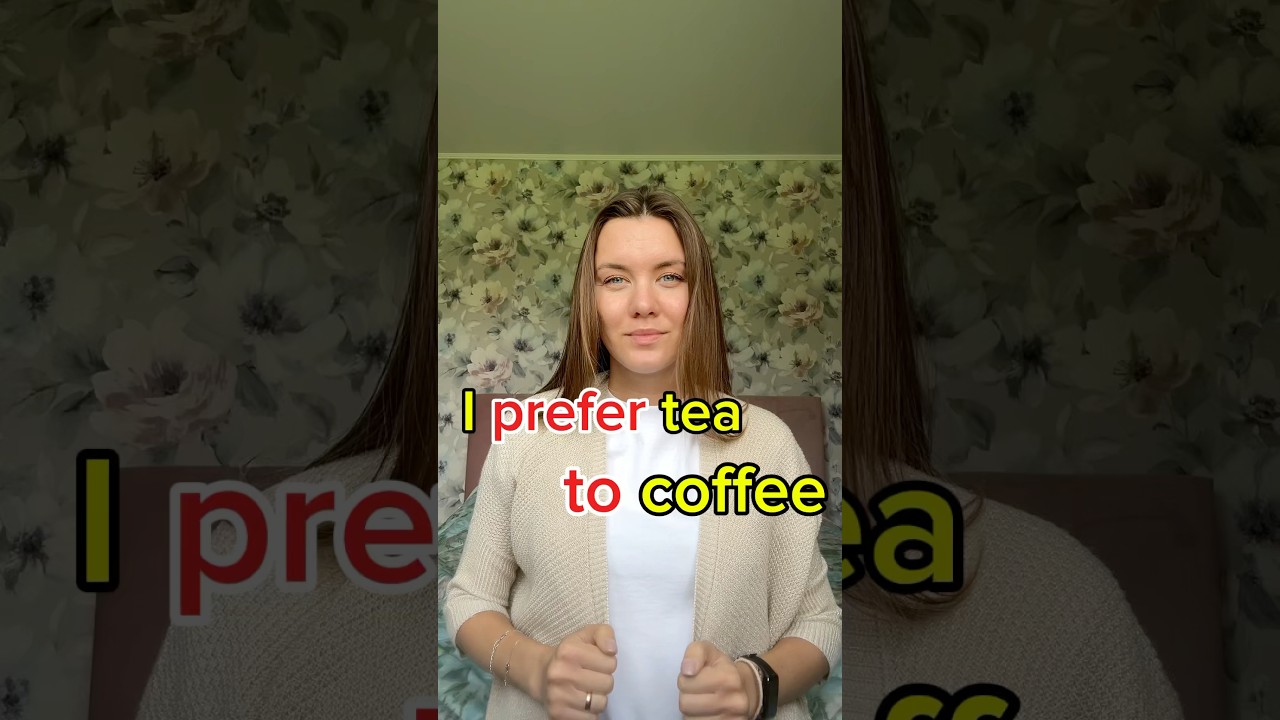 ❌ I prefer tea than coffee — неправильно✅ I prefer tea to coffee — правильно 