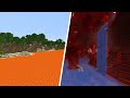 Minecraft, but Water and Lava are swapped (Water in the Nether!)