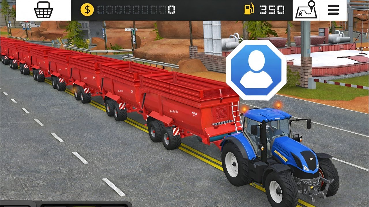 Make A Long trolley  Chain Gameplay | Fs18 Multiplayer Gameplay timelapse 