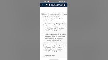 NPTEL | Air Pollution and Control | Assignment 12 answers