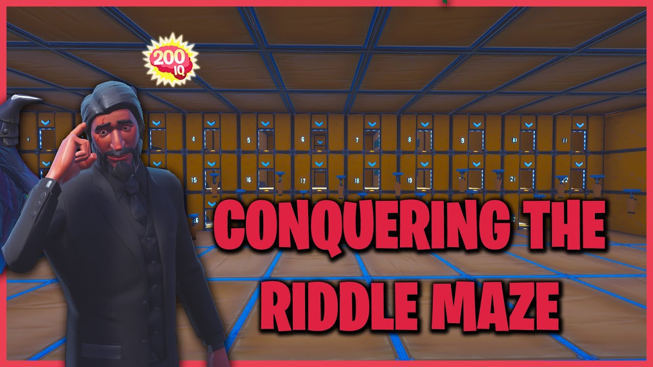 When two dumbos try to solve riddles (fortnite map) - YouTube