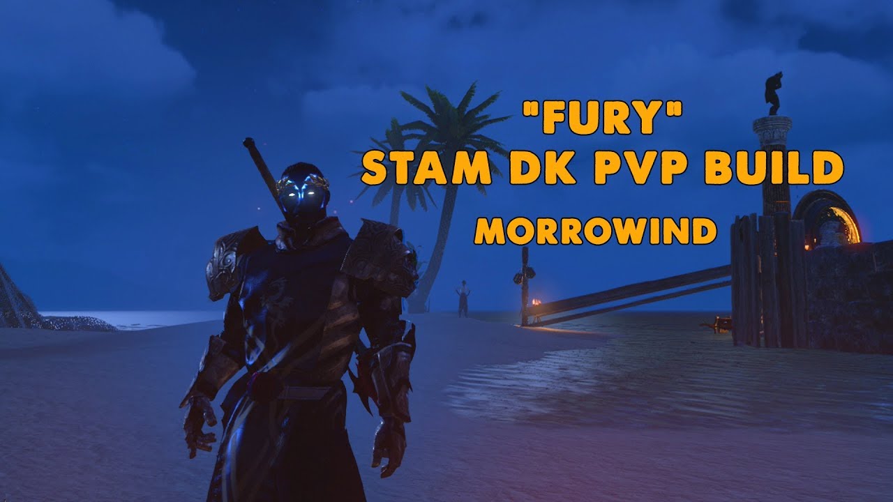ESO - Stamina Dragonknight "FURY" PVP Build - (Morrowind)