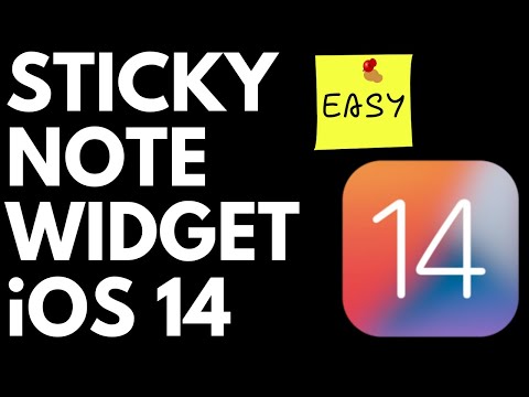 How to Add a Sticky Note Widget on iOS 14 - iPhone & iPad Tutorial hqdefault