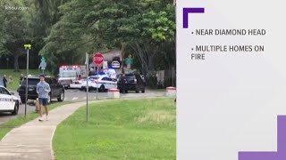 Shooting kills 2 Hawaii officers before homes catch fire
