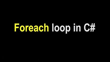 Foreach loop in C# Programming Language [Filipino tutorial ]