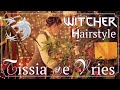 The Witcher (Netflix) ⊽⋈ Tissaia de Vries Hairstyle ⋈⊽ Fantasy Updo Bun for Very Long Hair