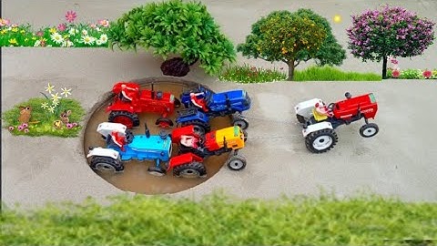 Diy tractor stuck in mud mini science project  || Diy tractor stuck || @pk mini topics | keepvilla||