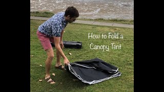 How to Fold a Canopy Top